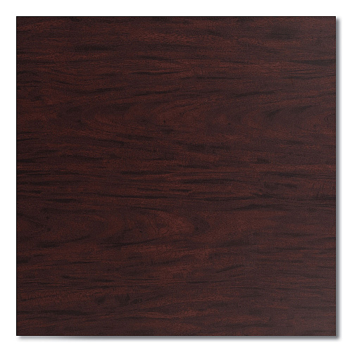 NPS Cafe Table, 36" Diameter x 30h, Round Top/X-Base, Mahogany Top, Gray Base (CG13636XD1MY)