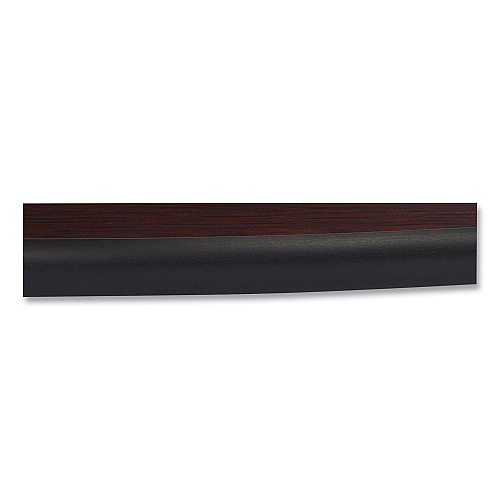 NPS Cafe Table, 36" Diameter x 36h, Round Top/Base, Mahogany Top, Gray Base (CG13636RC1MY)