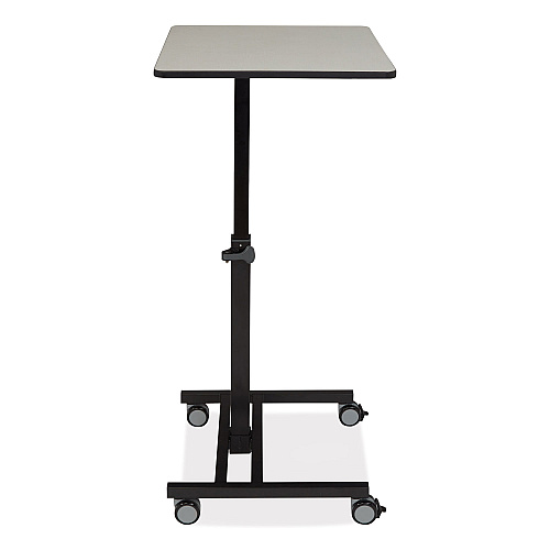 NPS Sit-Stand Student's Desk, 20.75" x 26" x 27.75" to 44.5", Gray Nebula (EDTC)