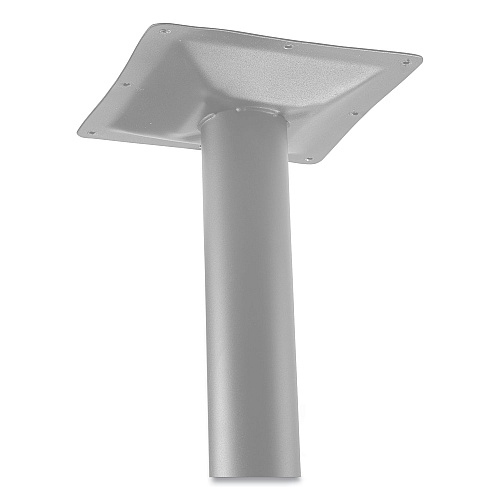 NPS Cafe Table, 36w x 36d x 30h, Square Top/Round Base, Gray Nebula Top, Gray Base (CG33636RD1GY)