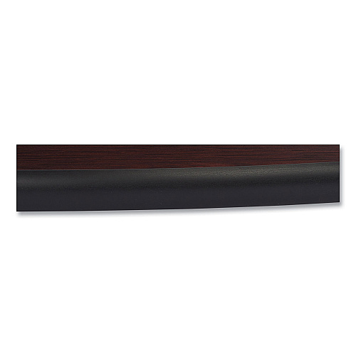 NPS Cafe Table, 36w x 36d x 42h, Square Top/X-Base, Mahogany Top, Gray Base (CG33636XB1MY)