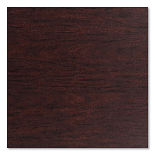 NPS Cafe Table, 36w x 36d x 30h, Square Top/X-Base, Mahogany Top, Gray Base (CG33636XD1MY)