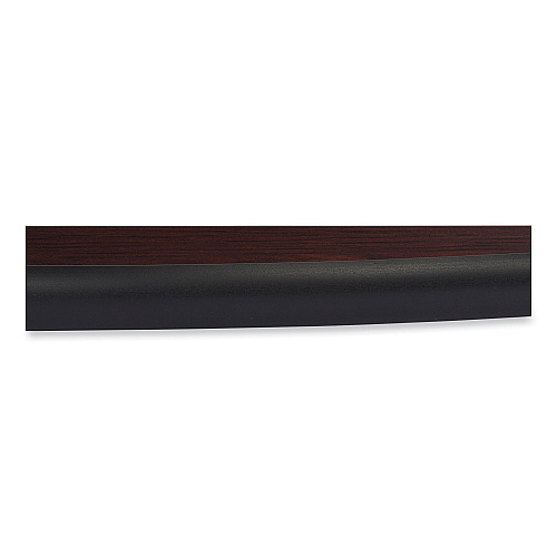 NPS Cafe Table, 36" Diameter x 36h, Round Top/X-Base, Mahogany Top, Gray Base (CG13636XC1MY)