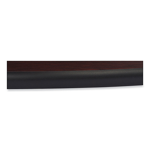 NPS Cafe Table, 36" Diameter x 30h, Round Top/X-Base, Mahogany Top, Gray Base (CG13636XD1MY)