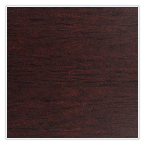 NPS Cafe Table, 36" Diameter x 42h, Round Top/Base, Mahogany Top, Black Base (CT13636RB1MY)