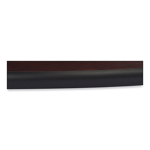 NPS Cafe Table, 36" Diameter x 42h, Round Top/Base, Mahogany Top, Gray Base (CG13636RB1MY)