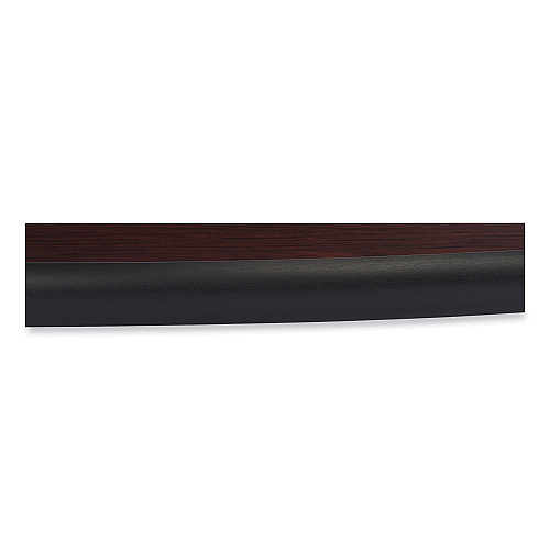 NPS Cafe Table, 36w x 36d x 36h, Square Top/X-Base, Mahogany Top, Gray Base (CG33636XC1MY)