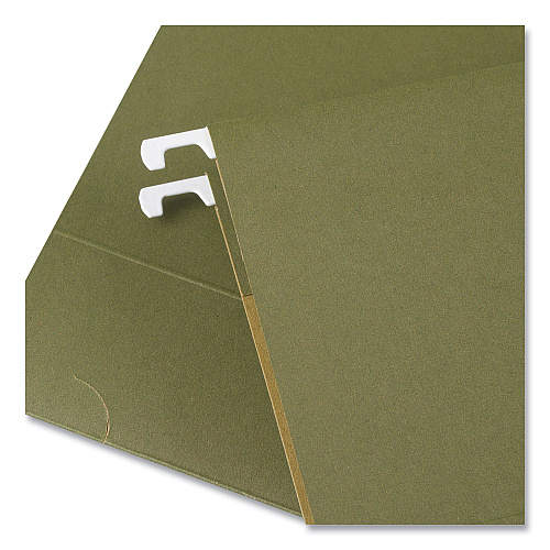 Universal Hanging File Folders, Legal Size, 1/5-Cut Tabs, Standard Green, 50/Carton (UNV34111)