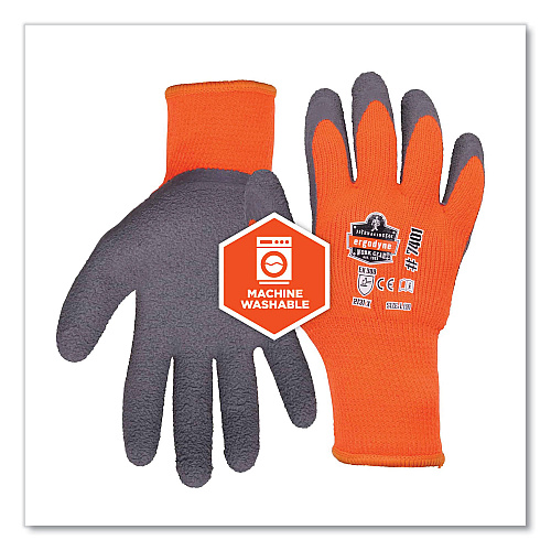 ergodyne ProFlex 7401-CASE Coated Lightweight Winter Gloves, Orange, X-Large, 144 Pairs/Carton (17895)