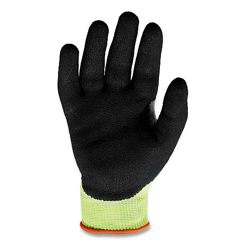ergodyne ProFlex 7041-CASE ANSI A4 Nitrile Coated CR Gloves, Lime, Small, 144 Pairs/Carton (17822)
