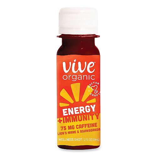 Vive Organic Energy+Focus, 2 oz Bottle, 12/Pack (34800003)