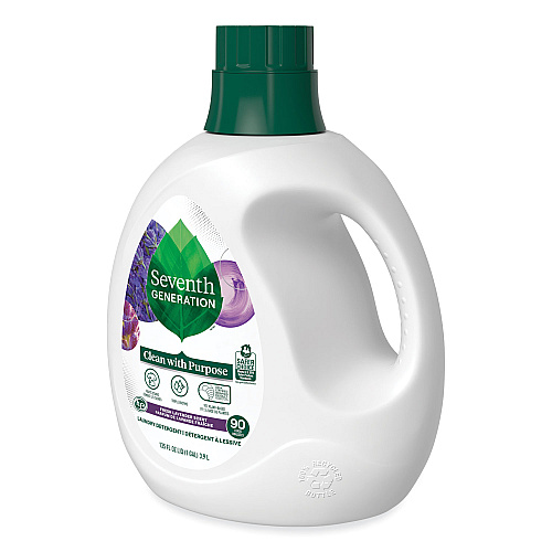 Seventh Generation Natural Liquid Laundry Detergent, Fresh Lavender, 135 oz Bottle, 4/Carton (45064CT)