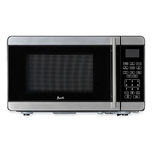 Avanti 0.7 Cubic Foot Microwave Oven, 700 Watts, Stainless Steel/Black (MT7V3S)