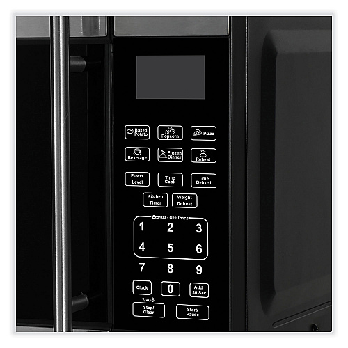 Avanti 0.7 Cubic Foot Microwave Oven, 700 Watts, Stainless Steel/Black (MT7V3S)