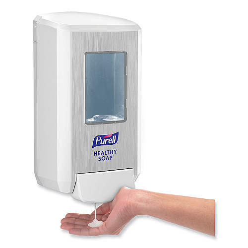 PURELL CS4 Soap Push-Style Dispenser, 1,250 mL, 4.88 x 8.8 x 11.38, White (513001)