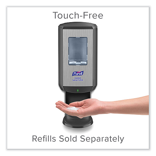 PURELL CS6 Hand Sanitizer Dispenser, 1,200 mL, 5.79 x 3.93 x 15.64, Graphite (652401)
