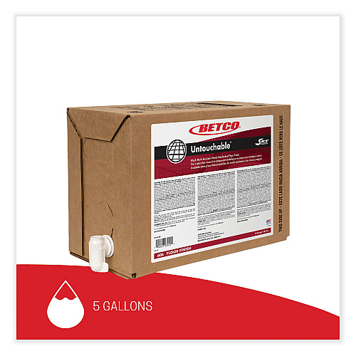 Betco Untouchable Floor Finish with SRT, 5 gal Bag-in-Box (606B500)