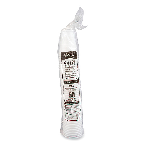 Dart Galaxy Translucent Cups, Squat, 16 to 18 oz, 1,000/Carton (Y16S)