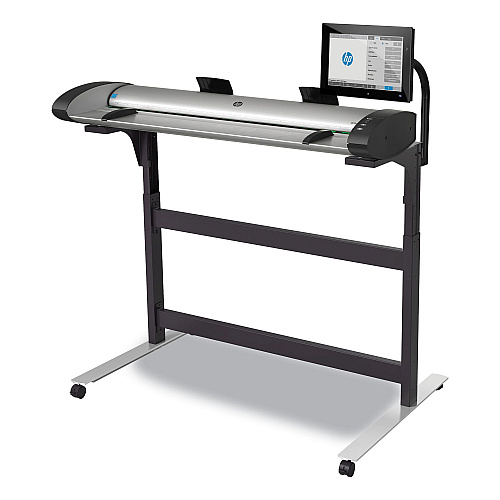 HP DesignJet SD Pro 2 44" Scanner, Scans Up to 44" Wide, 1200 dpi Optical Resolution, TAA Compliant (5EK01D)