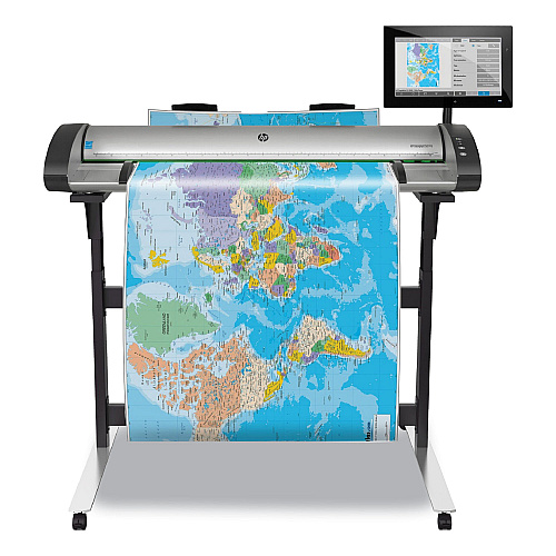 HP DesignJet SD Pro 2 44" Scanner, Scans Up to 44" Wide, 1200 dpi Optical Resolution (5EK01A)
