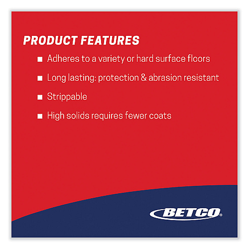 Betco Sure Cure Urethane Fortified Sealer/Finish, 5 gal Bag-in-Box (609B500)