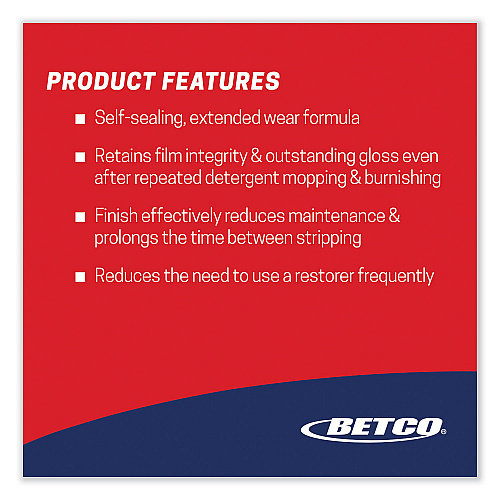Betco Hybrid Floor Finish, 5 gal Bag-in-Box (660B500)