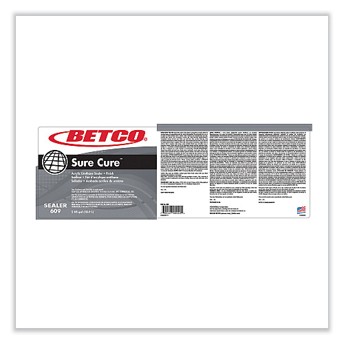 Betco Sure Cure Urethane Fortified Sealer/Finish, 5 gal Bag-in-Box (609B500)