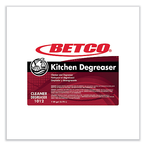 Betco Kitchen Degreaser, Characteristic Scent, 1 gal Bottle, 4/Carton (10120400)