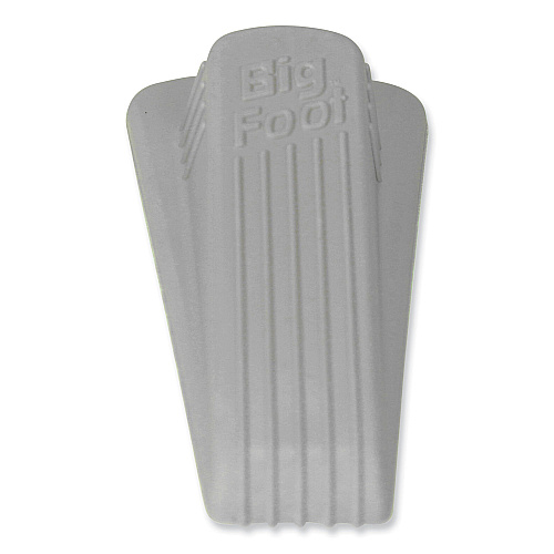 Master Caster Big Foot Doorstop, No Slip Rubber Wedge, 2.25w x 4.75d x 1.25h, Beige, 2/Pack (00975)