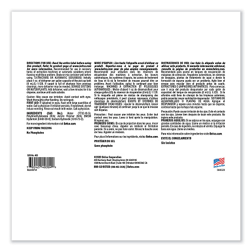 Betco FiberPro Foam Control Liquid Defoamer, 1 gal Bottle, 4/Carton (4030400)