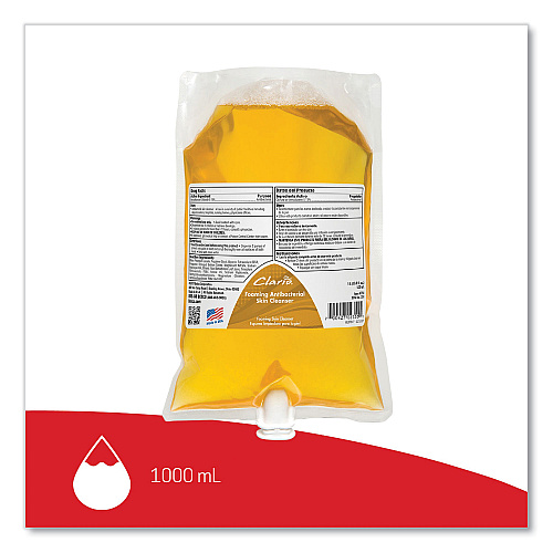 Betco Antibacterial Foaming Skin Cleanser Refill, Fresh Scent, 1,000 mL, 6/Carton (7512900)