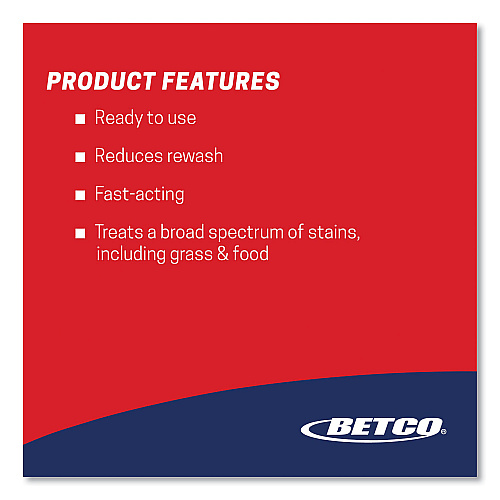Betco Symplicity Pro A Prewash/Spotter, Citrus Scent, 32 oz Bottle, 6/Carton (4901600)