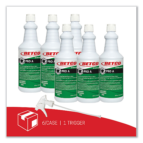 Betco Symplicity Pro A Prewash/Spotter, Citrus Scent, 32 oz Bottle, 6/Carton (4901600)