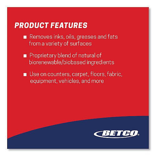 Betco Green Earth Natural Degreaser, Mild Scent, 2 L Bottle, 4/Carton (2174700)