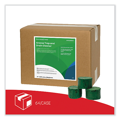 Betco FOG Puck Large Grease Trap and Drain Cleaner, 8 oz, 64/Carton (Z320C1400)