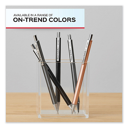 Paper Mate Advanced Mechanical Pencils, 0.5 mm, HB (#2), Black Lead, Gun Metal Gray Barrel (2128197)