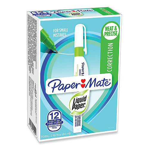 Paper Mate Correction Pen, 6.8 ml, White (5620115)