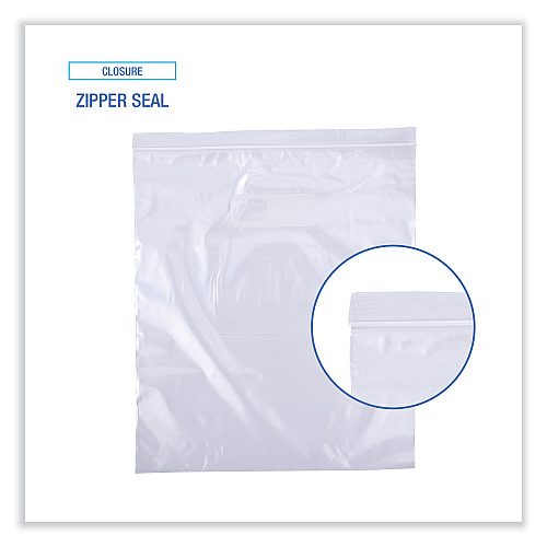 Boardwalk&reg; Resealable 2 Gallon Food Storage Bags, 100 Bags (BWK2GALBAG)