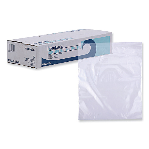 Boardwalk&reg; Resealable 2 Gallon Food Storage Bags, 100 Bags (BWK2GALBAG)