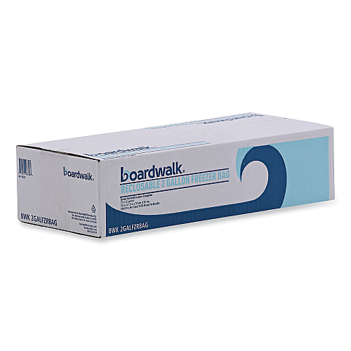 Boardwalk&reg; Reclosable 2 Gallon Freezer Storage Bags, 100 Bags (BWK2GALFZRBAG)