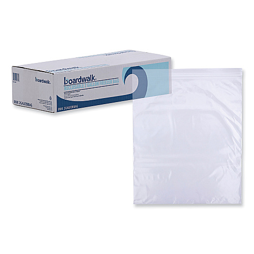 Boardwalk&reg; Reclosable 2 Gallon Freezer Storage Bags, 100 Bags (BWK2GALFZRBAG)