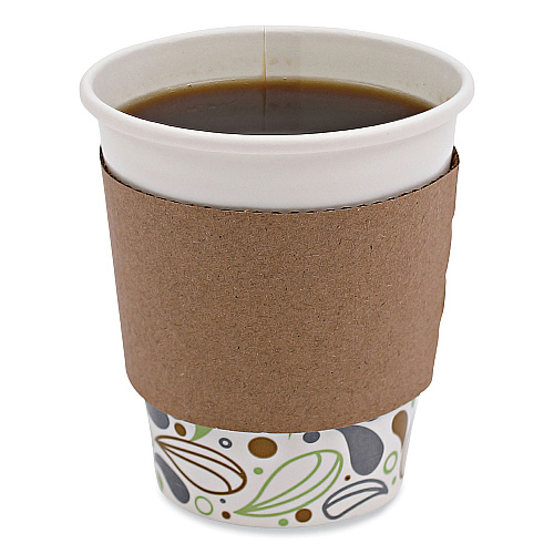 Boardwalk&reg; Cup Sleeves, Fits 10-20 oz Hot Cups, 1200/Carton (BWK1020SLEEVE)