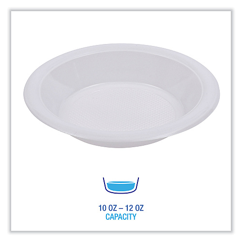 Boardwalk&reg; Hi-Impact Dinnerware, Bowl, 6.8" Dia, 1000 Bowls (BWKBOWLHIPS12WH)