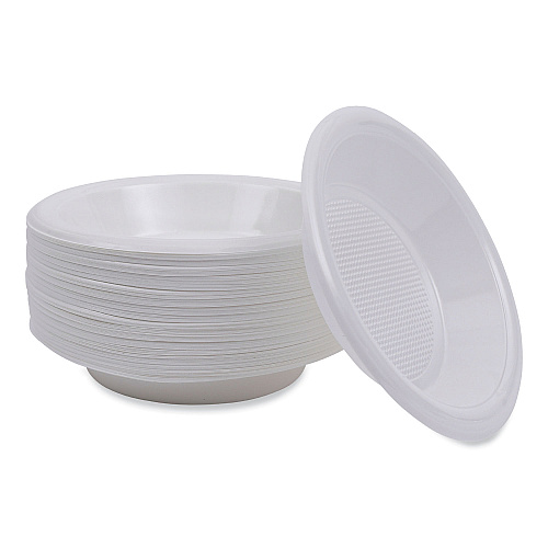 Boardwalk&reg; Hi-Impact Dinnerware, Bowl, 6.8" Dia, 1000 Bowls (BWKBOWLHIPS12WH)