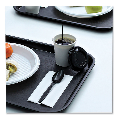Boardwalk Hot Cup Lids, Fits 8 oz Hot Cups, Black, 1,000/Carton (BWKHOTBL8)