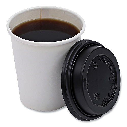 Boardwalk&reg; Hot Cup Dome Lids, Fits 10-20 oz Hot Cups, 1000 LIds (BWKHOTBL1020)
