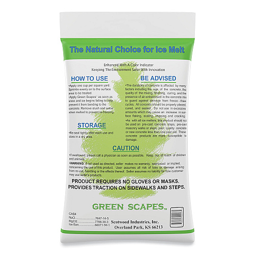 Scotwood Industries Green Scapes Ice Melt, 50 lb Bag (50BGREEN)