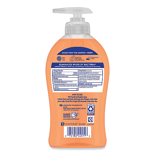 Softsoap Antibacterial Hand Soap, Crisp Clean Scent, 11.25 oz, 6/Carton (US03562ACT)