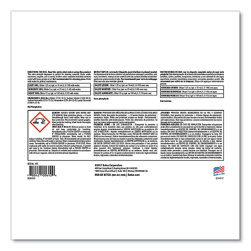 Betco Liquid Chisel Max Non-Butyl Degreaser, Characteristic Scent, 1 gal Bottle, 4/Carton (1450400)