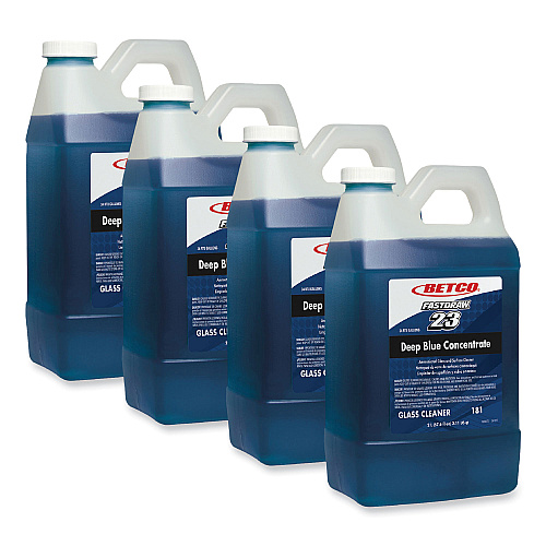 Betco Deep Blue Glass and Surface Cleaner, 2 L Bottle, 4/Carton (1814700)